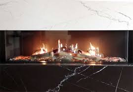 3 Sided Modern Fireplaces Umparalleled