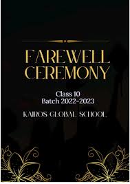 farewell ceremony cl10 batch 2022 2023