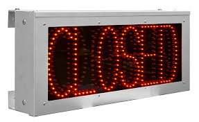 outdoor led sign open closed tss car