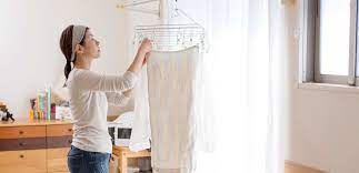 how to dry clothes without a dryer