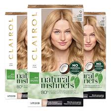 To blend (but not cover) grey; Amazon Com Clairol Natural Instincts Semi Permanent 9 Light Blonde Sahara 3 Count Beauty