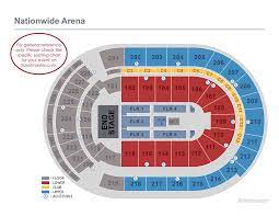 seating charts nationwide arena