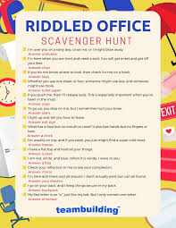 11 fun office scavenger hunt ideas