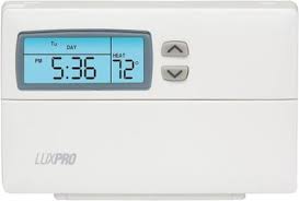 rature on luxpro thermostats