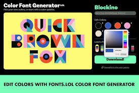Blockino Opentype Svg Color Font Type Regular Learn