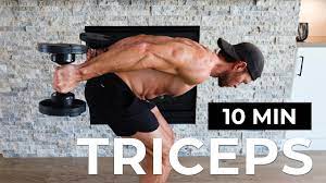 10 minute tricep workout at home with