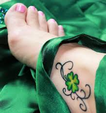 17 leaf and clover tattoo designs for