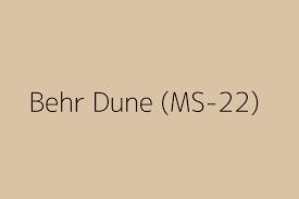 Behr Dune Ms 22 Color Hex Code