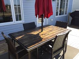 New Wooden Top For The Patio Table To