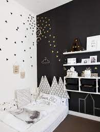 Achieve this look with a stencil or if you want a less permanent option, use wall decals. Black In Kid S Rooms Nursery Play And Childrens Rooms