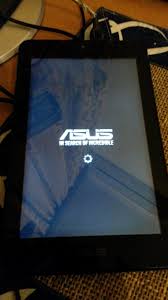 Let it run until battery is fully depleted. Asus Tablet Stuck At Loading Techsupport