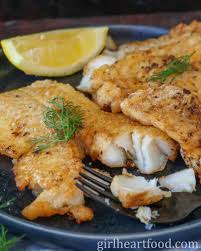 pan fried cod heart food