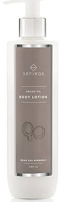 sefiros argan oil body lotion with dead