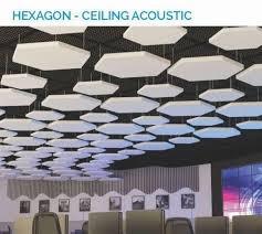 hexagon acoustic baffle ceiling