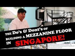 building a mezzanine floor in singapore