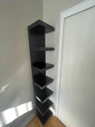 Ikea Black Brown Lack Wall Shelf Unit