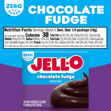 jell o chocolate fudge artificially