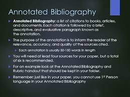     Annotated Bibliography   Free Sample  Example  Format   Free     