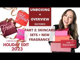 unboxing beautycounter holiday sets