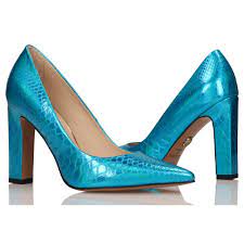 Turquoise pumps
