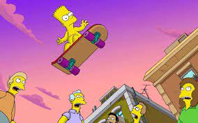 Download Naked Bart Simpson From The Simpsons Movie Wallpaper |  Wallpapers.com