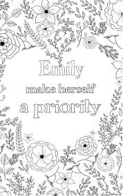 Choose your favorite paint , print , and a break from routine. Emily Is Wonderful The Personalized Adult Coloring Book For Emily