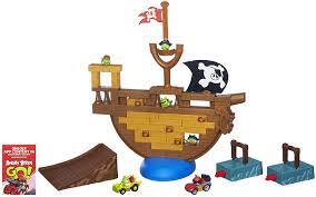 Amazon.com: Angry Birds Go! Jenga Pirate Pig Attack Game : Toys & Games