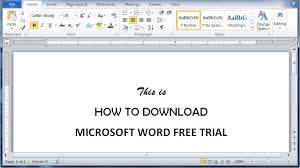 Microsoft Word Free Trial Download Try Version 2016 2010