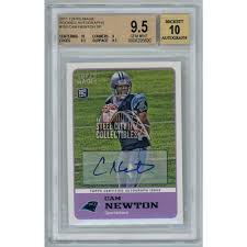 Shop comc's extensive selection of all items matching: Cam Newton 2011 Topps Magic Rookie Autograph Sp Rc Bgs 9 5 Gem Mint Steel City Collectibles