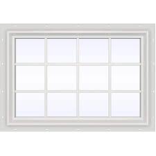 White Vinyl Fixed Picture Window