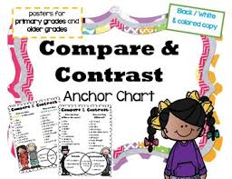 Compare And Contrast Anchor Charts Worksheets Teaching