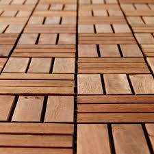 Furthermore, besides lumber, decks can be made from numerous materials, such as aluminum, vinyl and various species of wood. Runnen Floor Decking Outdoor Brown Stained 0 81 M Ikea Indonesia