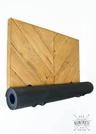 diy wooden yoga mat rack ryobi power