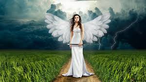 Woman With Angel Wings 4k Wallpaper