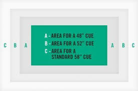 pool table room sizes and dimensions