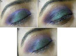 duochrome purple eye makeup tutorial