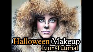 lion halloween makeup tutorial for