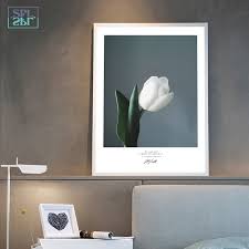 Изкуство, картини за дома, картини за офиса, оригинални картини, рисувани картини. Splspl A Leafy White Flower Platno Art Print Plakat Stenni Kartini Za Dekoraciya Na Doma Hol