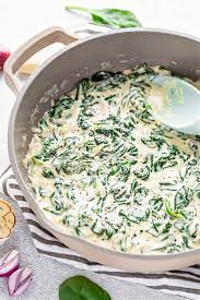 keto creamed spinach recipe video