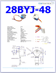28byj 48 pdf datasheet 5v stepper motor