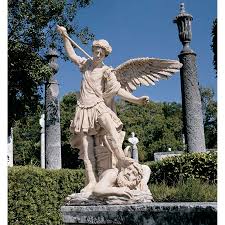 Design Toscano St Michael The Archangel Estate Angel Statue Walmart Com
