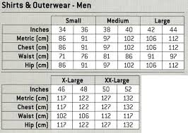 Size Chart Carhartt Your Workwear