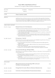 Managed the entire operation as well as performed all the accounting. Small Business Owner Resume Guide 19 Examples Pdf 2020