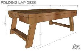 Diy Folding Lap Desk Plans By Jen