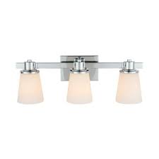 Home Decorators Collection 3 Light Chrome Bathroom Vanity Lighting Wall Fixtures For Sale Online Ebay