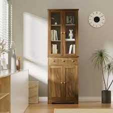 H Brown Linen Cabinet