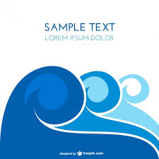 Sea Wave Template Vector Free Download