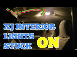 interior lights in jeep won t turn off