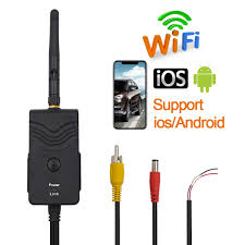 WiFi verici sinyal tekrarlayıcı kablosuz araç dikiz yedekleme kamera için iPhone  IOS 4.3 13 ve Android 2.2 10 telefon|Vehicle Camera