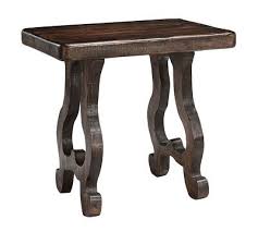 Reclaimed Wood End Table Yahoo Ping